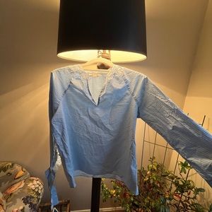 Madewell Pinstriped Popover